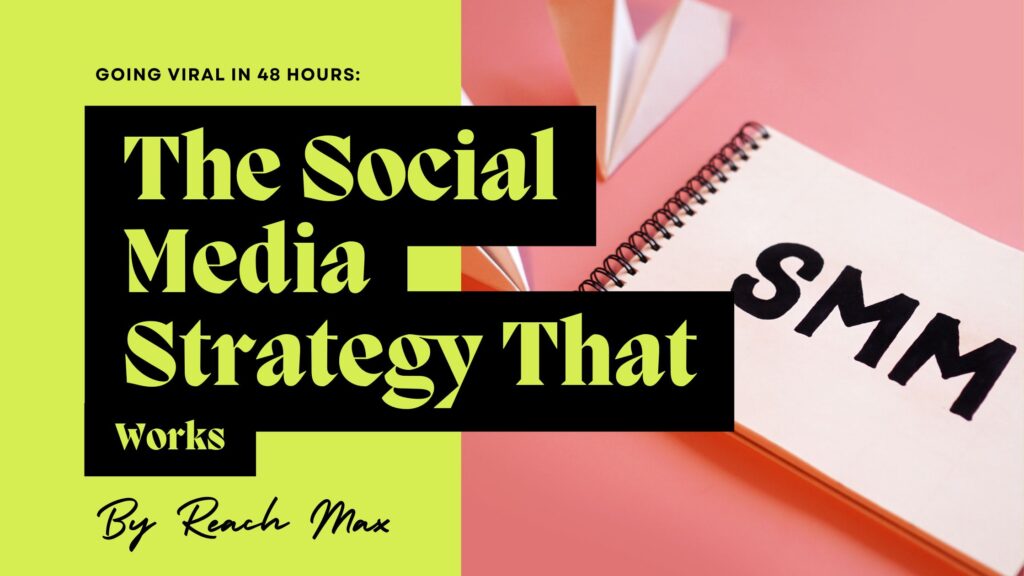 Going Viral in 48 Hours: The Social Media Strategy That Works